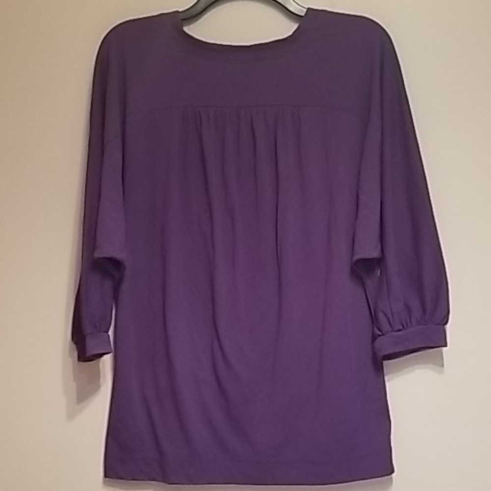 Daisy Fuentes purple top - Picture 2 of 4